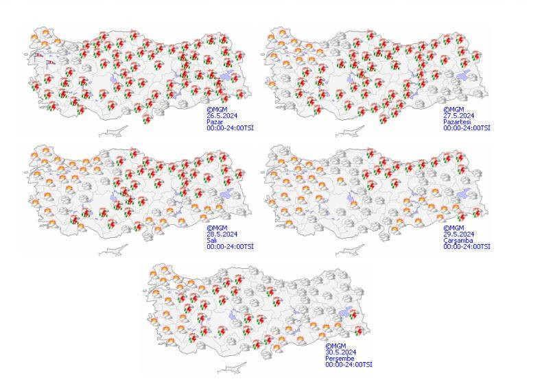 Ankara'nın kuzey ve batısı için gök gürültülü sağanak uyarısı - Resim: 10